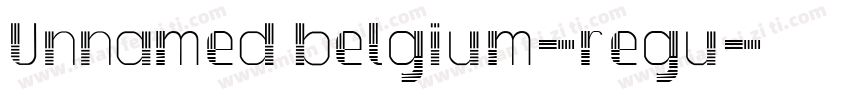 Unnamed belgium-regu字体转换
